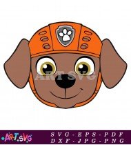 Tracker Paw Patrol Cartoon Character Clip Art SVG