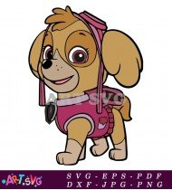 Paw Patrol Character Skye Flying Pup SVG