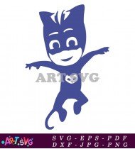 PJ Masks Blue Cat Costume Design SVG 2