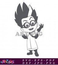 PJ Masks Boy Character Lab Coat SVG 1