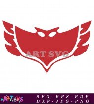 Red Superhero Mask Silhouettes Free To Use SVG