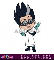 PJ Masks Gekko Super Science Hero SVG