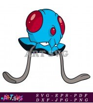 Pokemon Anime Character Illustration Cute Blue Creature SVG 2