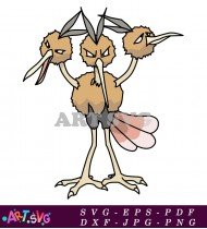 Pokemon Anime Character Illustration Cute Brown Creature SVG 8