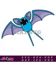 Pokemon Character Golbat Flying Type SVG 1