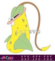 Pokemon Grass Type Character Victreebel SVG 1