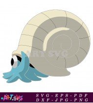 Cartoon Pokemon With Big Eyes And Brown Shell SVG