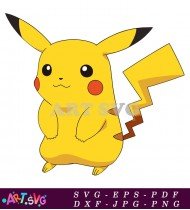 Pokemon Pikachu Cute Electric Yellow Creature SVG 1