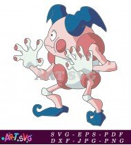 Pokemon Mr Mime Psychic Fairy Type Clown SVG