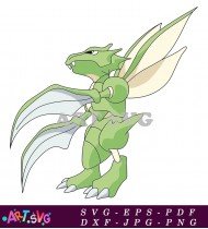 Pokemon Scyther Bug Type Blade Insect SVG