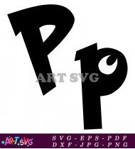 Black and White Ppp Logo Illustration Design SVG