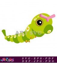 Pokemon Caterpie Illustration Cartoon Vector Graphic Art SVG