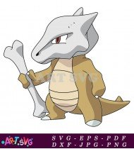 Pokemon With Bone From The Kanto SVG 1