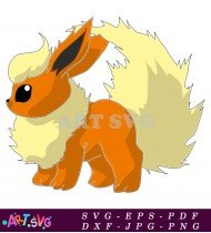 Vaporeon Pokemon Character Illustration Cute Design SVG