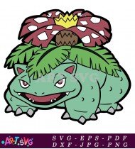 Pokemon Venusaur Illustration Character Cartoon SVG