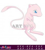 Pokemon Mew Illustration Cute Character Cartoon SVG