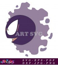 Pokemon Gengar Illustration Clipart Image SVG 4