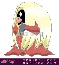 Pokemon Character With Long Blonde Hair SVG