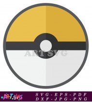 Pokemon Pokeball Cartoon Illustration SVG 1