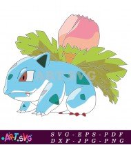 Venusaur Pokemon Cartoon Character Illustration Image SVG 4