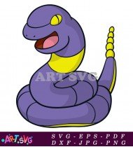 Pokemon Arbok Anime Cartoon Character SVG 3