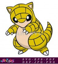 Pokemon Character Illustration Vector Art Free SVG 1