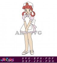 Pokemon Sword and Shield Nurse Joy Figure SVG