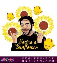 Lil Peep Sunflower You're a Sunflower SVG