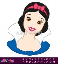 Snow White Cartoon Character Illustration Princess Cute SVG