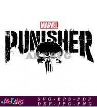 Punisher Skull Grunge Graphic Illustration SVG