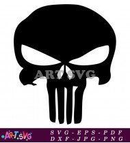 Skull Punisher Logo Vector Graphic Design SVG