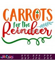 Carrots for the Reindeer Fall SVG