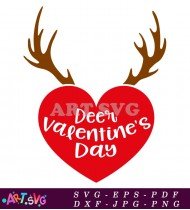 Deer Valentine's Day Gift Ideas SVG