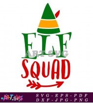 Elf Squad Holiday Christmas Graphic SVG