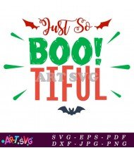 Just So Boo-tiful Design SVG