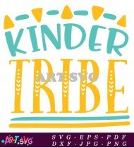 Kinder Tribe Design SVG