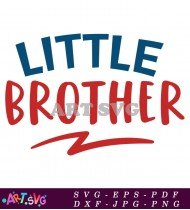 Little Brother Graphic Design Printable Vector SVG