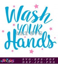 Wash Your Hands Svg Design For Kids SVG