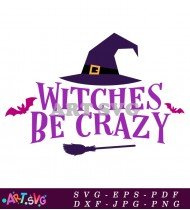 Witch Hat Design Halloween Printable SVG