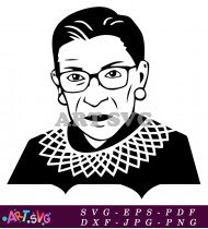 Ruth Bader Ginsburg T-Shirt Design Vector SVG 1