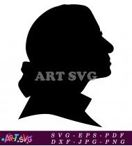 Ruth Bader Ginsburg Silhouette Justice SVG 1