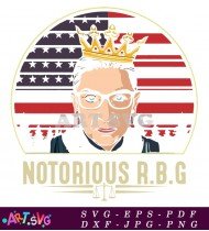 Notorious RBG Justice Ruth Bader SVG 1