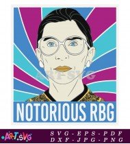 Ruth Bader Ginsburg Notorious RBG SVG 2