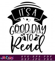 Good Day To Read Bookworm Quotes Designs SVG