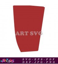 Red Shape Design SVG