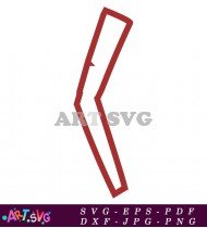 Red Arrow Pointing Left Graphic Design Clipart SVG