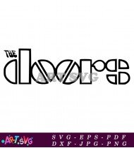 The Doors Band Logo Music Classic Rock SVG