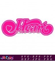 Heart Band Logo Music Classic Rock SVG 2