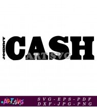 Johnny Cash Logo Country Rock Music Band SVG