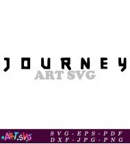 Journey Band Logo Rock Music 1980s SVG